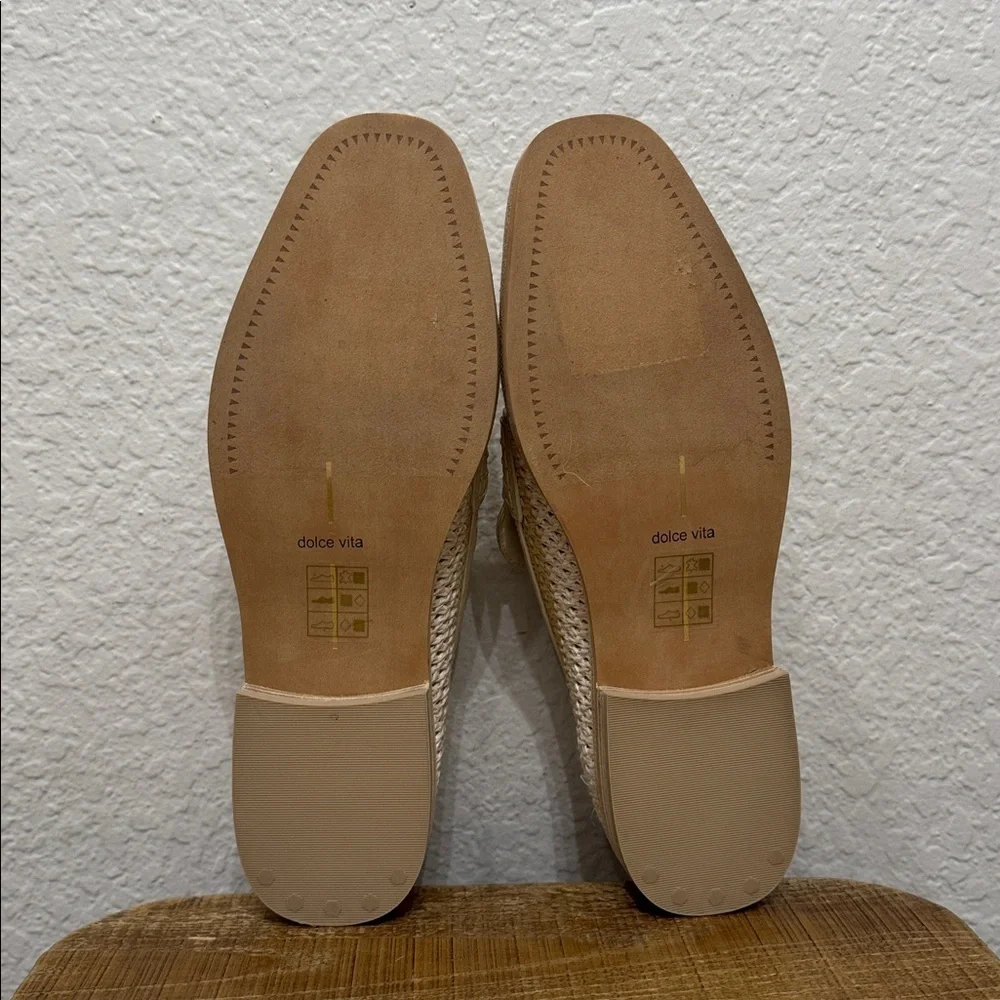 Dolce Vita Halley Rafia Slip On Loafer Size 8 - Picture 7 of 8